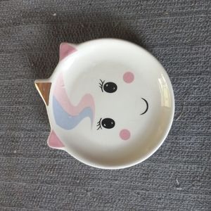 Trinket dish with unicorn.